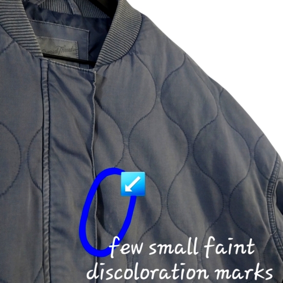 Universal Thread Utility Jacket Women's Blue Quilted Size Medium - Picture 5 of 6